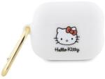 Hello Kitty szilikon 3D Kitty Head tok AirPods Pro 2-höz (2022/2023) - fehér