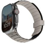 UAG Pathfinder szilikon kétoldalas mágneses szíj Apple Watchhoz 42 / 44 / 45 / 46 / 49 mm - fekete-szürke