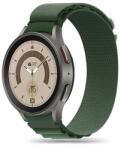 Tech-Protect Nylon Pro szíj Samsung Galaxy Watch 4 / 5 / 5 Pro / 6 / 7 / FE készülékhez - Sötétzöld