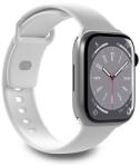 Puro Icon szilikon szíj Apple Watchhoz 42 / 44 / 45 / 49 mm - Fehér (2 db)
