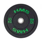 HMS Гумен диск с тегло 10 кг/ 51 мм hms htbr10 - зелен