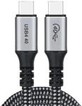 Choetech XCC-1040 USB-C - USB-C kábel 240W 8K 60Hz 1, 2m - fekete