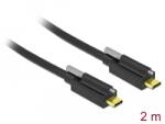 Delock SuperSpeed USB 10 Gbps (USB 3.2 Gen 2) kábel USB Type-C apa csatlakozó > USB Type-C apa csa (84138) - dellaprint