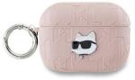 Karl Lagerfeld Monogram Choupette Head tok AirPods Pro 2-hez - rózsaszín