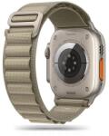 Tech-Protect Nylon Pro szíj Apple Watch 4/5/6/7/8/9/SE/Ultra 1/2 (42/44/45/49 mm) - Titanium Olive