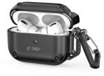 Tech-Protect durva kampós tok karabinerrel Apple AirPods Pro 1/2 készülékhez - fekete