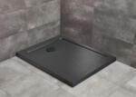 Radaway Doros Stone F zuhanytálca 130x80 ajándék szifonnal, fekete SDRF1380-01-54S (SDRF1380-01-54S)