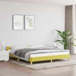 vidaXL zöld szövet ágykeret matrac nélkül 180 x 200 cm (347438)