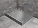 Radaway Doros Stone F akril zuhanytálca előlappal 120x80 cm ajándék szifonnal, antracit SDRFP1280-05-64S (SDRFP1280-05-64S)