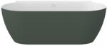 RAVAK Vana Freedom Wall II Tec 170x87, akrilkád, Grey Green/fehér, fehér túlfolyóval CC71200000 (CC71200000)