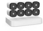 TENDA csőkamera szett - K8P-4TR (8x 4MP, H265, IR30m, 1x NVR 8xPoE, USB, RJ45) (K8P-4TR) - smart-otthon