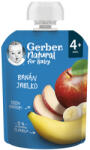 GERBER Natural zacskó banán és alma 90 g