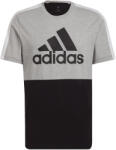 ADIDAS Póló adidas Essentials Colorblock Single Jersey, Szürke, Férfiak S fekete|szürke