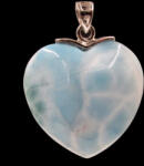  Larimár szív medál - pepita - 38 400 Ft