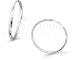  Ezüst vésett karika fülbevaló - átm. 34 mm (AG26580) AG26580