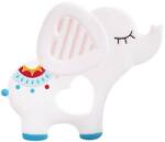 BOCIOLAND Silicon Elephant Teether alb BOC0580