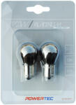 m-tech Izzó 12V P21W BA15S CHROME - 2db - M-TECH (PTZCH19-02B)