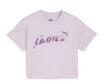 PUMA Rövid ujjú pólók ESS+ BLOSSOM SHORT TEE G Lila 7 / 8 Jahre