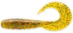 Fishup Fishup_Mighty Grub 3.5" 7Pcs. 036 - Caramel/Green & Black (FHL55-108)