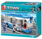 Sluban Town - Kék busz építőjáték készlet (M38-B0330)