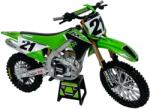 New Ray Toys Motocicletă din metal Newray - Kawasaki Race Team KX450, Jason Anderson, 1: 12 (58413)