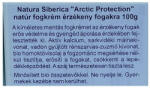Natura Siberica fluoridmentes fogkrém - Arctic Protection 100g