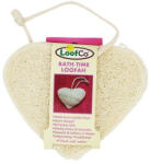 Loofco szív luffa szivacs fürdéshez 1db