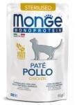 Monge Monoprotein Sterilised Cat Paté Chicken - пауч за кастрирани котки в зряла възраст с пилешко и картофи - 85 гр, Италия - 3710