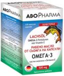 Abo Pharma Омега-3 Рибено масло от сьомга, 500 mg, 120 капсули, Abo Pharma (10003174)