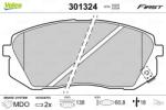 VALEO set placute frana, frana disc VALEO ESSENTIAL 301324 (301324)