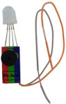 digitall Voltmetru SMART RGB cu Buzzer , LED 10 mm pentru PbAcid 6-12V (VOLT-RGB-BZ-10MM)