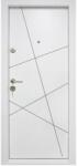NOVO DOORS Usa metalica de apartament cu izolatie si vizor Novo Doors First Class NDS11, Deschidere Stanga Dreapta, Dimensiune 200X88 cm, Tabla 12 mm, Kit complet, Alb (NDS11)