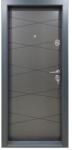 NOVO DOORS Usa metalica de apartament cu izolatie si vizor Novo Doors First Class NDS310, Deschidere Stanga Dreapta, Dimensiune 200X88 cm, Tabla 12 mm, Kit complet, Gri antracit (NDS310)