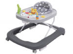 NOVOKIDS Premergator Premium 2 in 1 NOVOKIDS Little Giraffe Walker, Reglabil in 3 trepte de inaltime, Transformabil in antemergator, Roti silentioase, Cu melodii, Animalute, Pliabil, Gri (NKLTLGIRAFEWLKGRAY)