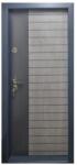 NOVO DOORS Usa metalica de apartament cu izolatie si vizor Novo Doors First Class NDS03, Deschidere Stanga Dreapta, Dimensiune 200X88 cm, Tabla 12 mm, Kit complet, Gri antracit (NDS03)