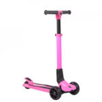 NOVOKIDS Trotineta copii pliabila din aluminiu NOVOKIDS Lamborghini Kick N Roll Edition , Cu roti luminoase din silicon, 3 roti, pliabila, Maner reglabil pe inaltime, Maxim 50 kg, Model premium, Roz (NKLAMBSCP Trotineta