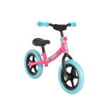 NOVOKIDS Bicicleta pedagogica fara pedale pentru copii NOVOKIDS Happy 2B, Roti 12" inch, 1-5 ani, Maxim 20 kg, Cadru carbon, Roti din spuma cauciucata EVA, Roz (NKHPY2BPINK)