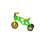 NOVOKIDS Tricicleta tip motocicleta fara pedale pentru copii MOTO ORION, Model sport, Stabilitate marita, Verde (TO000171-ve)