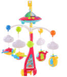 NOVOKIDS Carusel Patut Bebelusi Muzical cu Telecomanda NOVOKIDS Dream World, Cu Proiectie Tavan, Miscari Circulare Lente, Volum Reglabil, Avioane (CARUSELAVIOANEDRW)