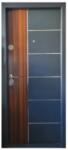 NOVO DOORS Usa metalica de exterior cu izolatie si vizor Novo Doors NDS08, Din compozit, 2 yale, Kit complet, Pentru case, Gri antracit cu insertie Stejar (NDS08)