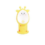 NOVOKIDS Olita copii tip Pisoar NOVOKIDSª Funny Giraffe, Cu morisca, Vas detasabil, Atasabila la peretele baii, Model Girafa , Galben (NKPGIRAFEBLU) Olita