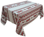 CASA GINO Fata de masa cu motive traditionale si flori CASA GINO® , bumbac 100%, 125X140, masa 4 persoane (TRADITIONFLORAL) Fata de masa