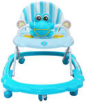 NOVOKIDS Premergator Reglabil in 3 Trepte Jolly Kids Broscuta, Pliabil, 8 Roti, Cu Melodii, Albastru (AFROG)