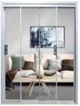 Novo Doors Usa Dubla Glisanta de interior din Termopan Novo Doors ND300, Geam transparent, Cadru din aluminiu, Kit complet, Toc 14 cm INCLUS, 140x200 cm (ND300)