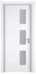 Novo Doors Usa Interior din MDF Novo Doors ND316, Cadru din Lemn Masiv, Geam Sablat, KIT COMPLET, Toc , Manere si balamale incluse (ND316)