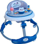 NOVOKIDS Premergator reglabil in 6 trepte de inaltime NOVOKIDS Little Kitty, Cu melodii, Pliabil, Max 20 kg, Roti silentioase, Model Pisicuta, Albastru (NKLTLKTYWLKBLUE)