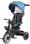 NOVOKIDS Tricicleta pliabila cu copertina NOVOKIDS Classico Trike , Pedale si maner pentru parinti, Scaun reversibil cu rotire 360 grade , Functie Free Wheel, Cadru metalic, Albastru Turquoise (NKCLASSTRTURQ)