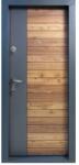 NOVO DOORS Usa metalica de apartament cu izolatie si vizor Novo Doors First Class NDS10, Deschidere Stanga Dreapta, Dimensiune 200X88 cm, Tabla 1.2 mm, Kit complet, Gri antracit Natur (NDS10) - shopxl