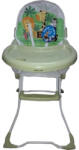 Baby Care Scaun de masa pentru copii si bebe Baby Care , pliabil, centura de siguranta, sezut comfortabil, masuta detasabila, Verde (SCFIXGREEN) Scaun de masa bebelusi, inaltator