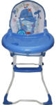 Baby Care Scaun de masa pentru copii si bebe Baby Care , pliabil, centura de siguranta, sezut comfortabil, masuta detasabila, Albastru (SCFIXBLUE) Scaun de masa bebelusi, inaltator